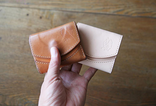 栃木レザー素上げヌメ革100%「素 -su-」シリーズ - 小さい財布の小さい