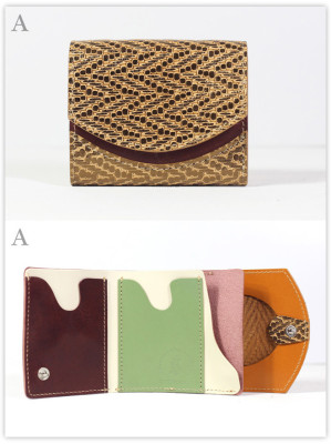 小さい財布　コムギ：A