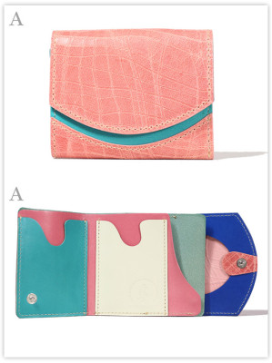 小さい財布　桃李：A