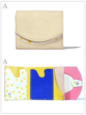 小さい財布　綿毛の旅：A