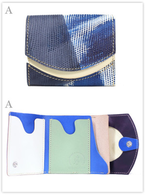 小さい財布　青墨（せいぼく）：A
