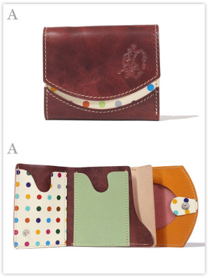 小さい財布　土の中：A