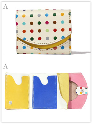 小さい財布　ポップコーン：A