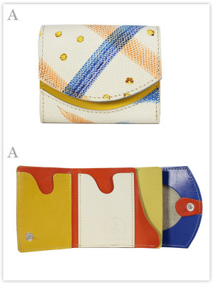 小さい財布　パッチワークde銀世界：A