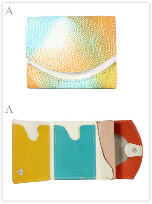 小さい財布　シャボン玉：A