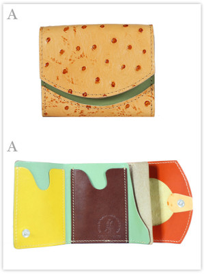 小さい財布　砂漠の薔薇：A