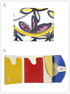 小さい財布　lively flower：A