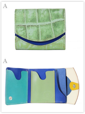 小さい財布　Cracked glass：A