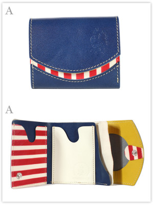 小さい財布　コンペキ：A