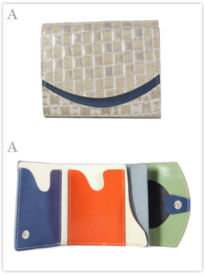 小さい財布　サテンリボン：A