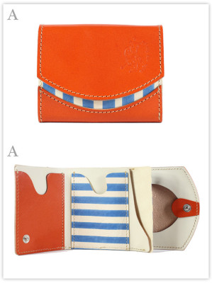 小さい財布　ミカン・ツインズ：A