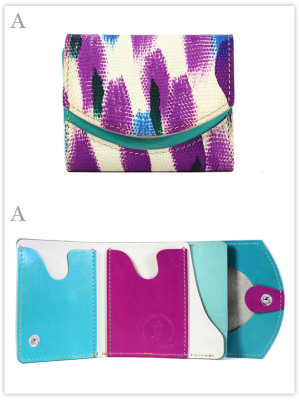 小さい財布　キキョウ：A