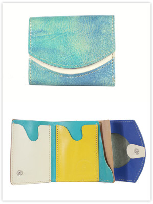 小さい財布　blue in green