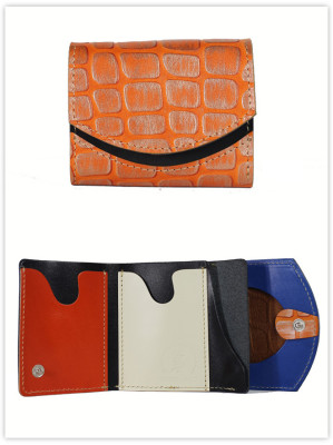 小さい財布　みかん