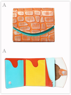 小さい財布　夕暮れの車窓：A