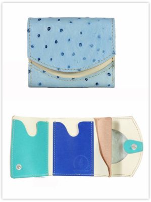 小さい財布　ネモフィラ畑