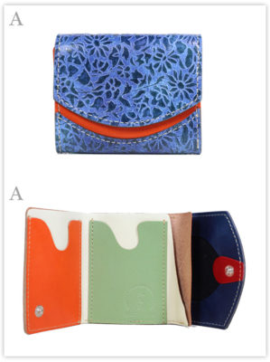 小さい財布　ブルーモスク：A