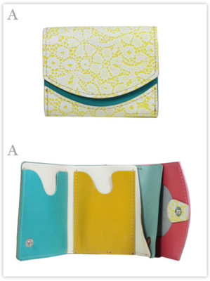 小さい財布　フロストフラワー：A