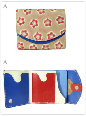小さい財布　ウメノハナ：A