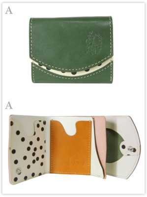 小さい財布　オリーブライズ：A