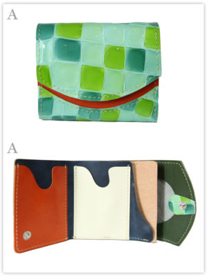 小さい財布　サクラダファミリアのステンドグラス：A