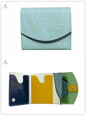 小さい財布　奇跡の薔薇：A