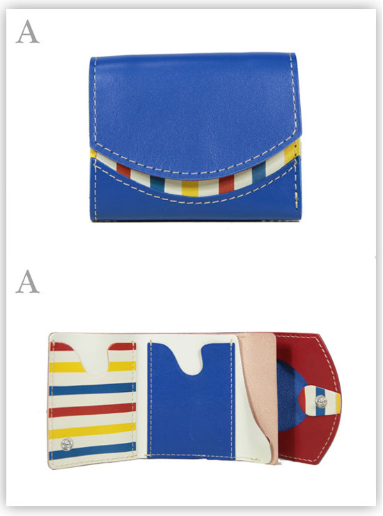小さい財布　azzurri：A