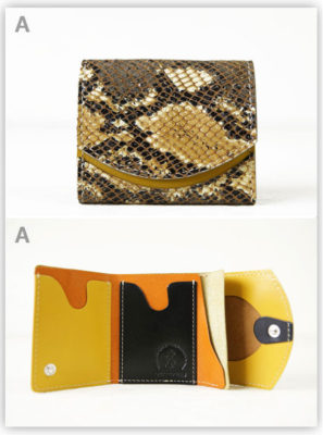 小さい財布　スネイク：A