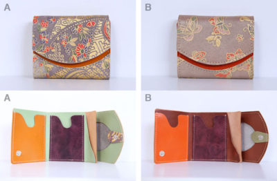 ミニ財布　胡蝶の夢