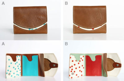 ミニ財布　ハイミルク