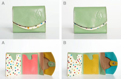 ミニ財布　ミント