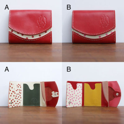 ミニ財布　ひとつのりんご