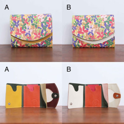 ミニ財布　天空の花畑