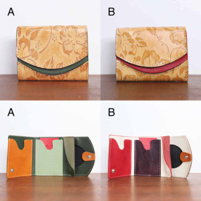 ミニ財布　hibiscus