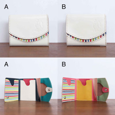 ミニ財布　雨のあと