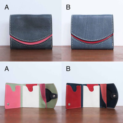 ミニ財布　夜の曇り空