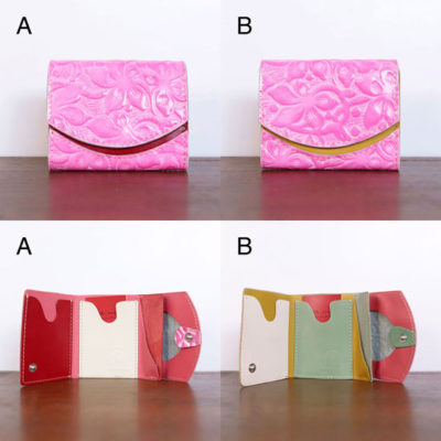 ミニ財布　ポインセチア