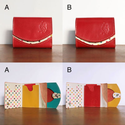 ミニ財布　サンタさんの帽子