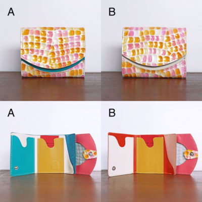 ミニ財布　迎春花