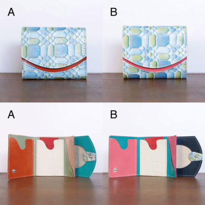 ミニ財布　結晶トリップ