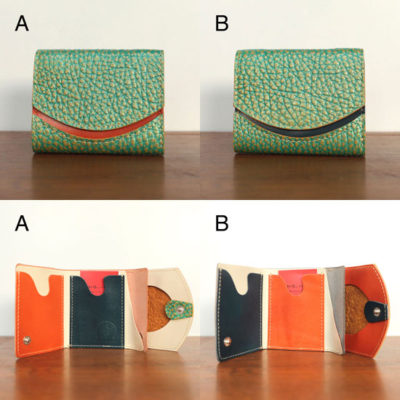 ミニ財布　サンセットメロン