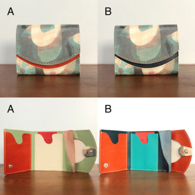 ミニ財布　とげとげ