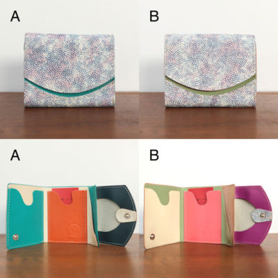 ミニ財布　紫陽花通り