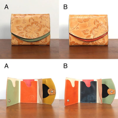 ミニ財布　枇杷