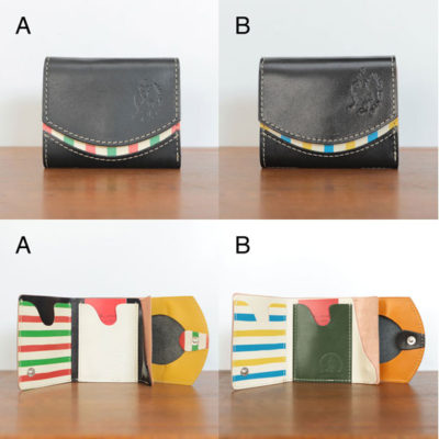 ミニ財布　暗幕