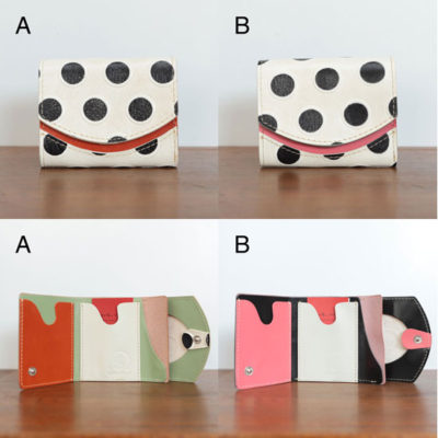 ミニ財布　ぐねぐね道