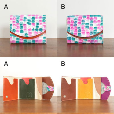 ミニ財布　プールに浮かぶ浮輪