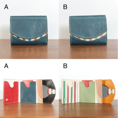 ミニ財布　ネイビースーツ