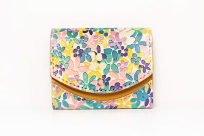 ミニ財布　イロトリドリの花