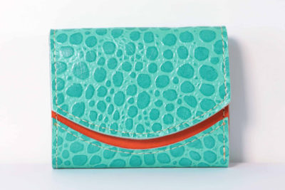 ミニ財布　アクアラッピング